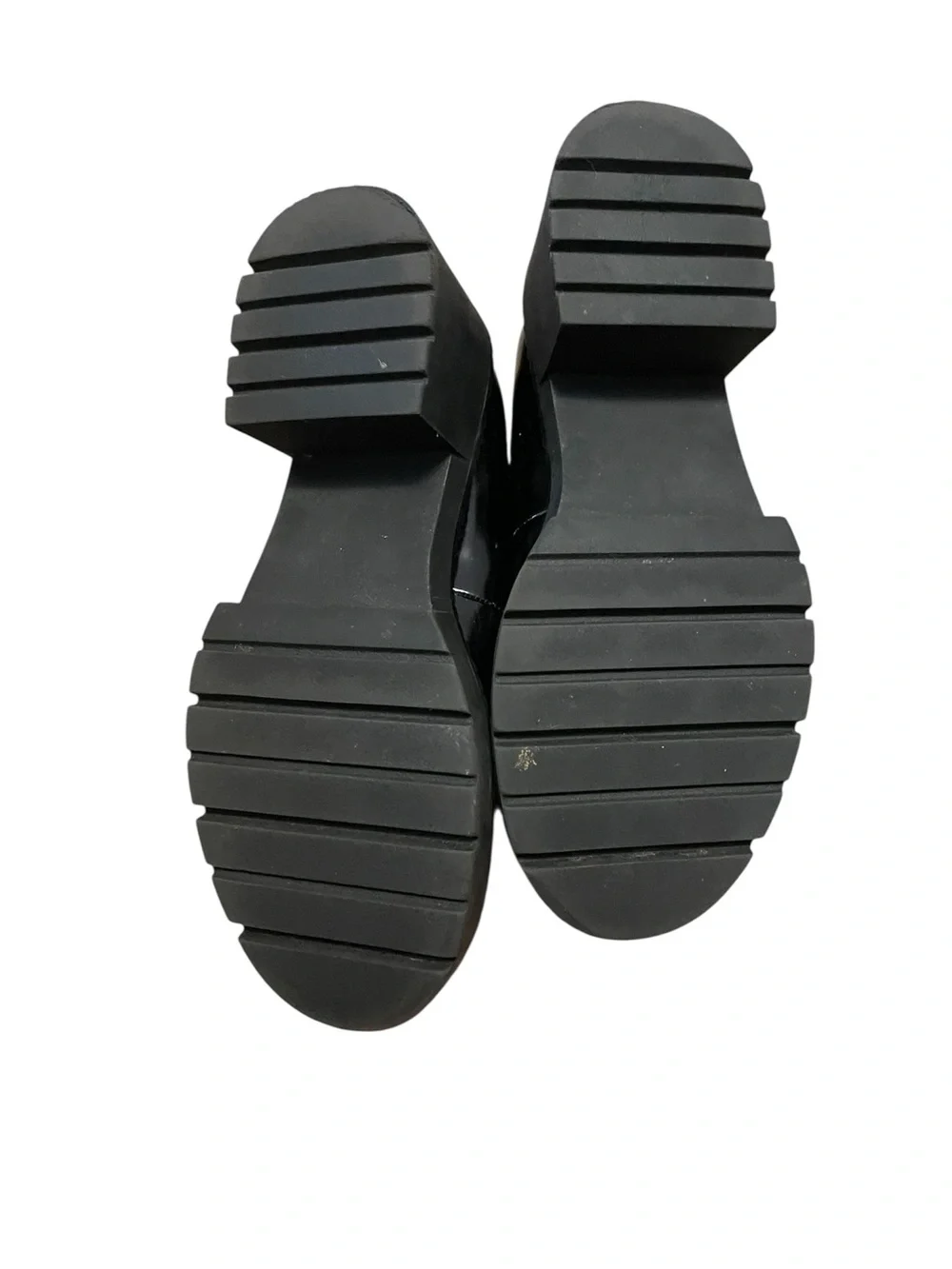 Chunky Mary Jane Platform Heels - Black Size 9